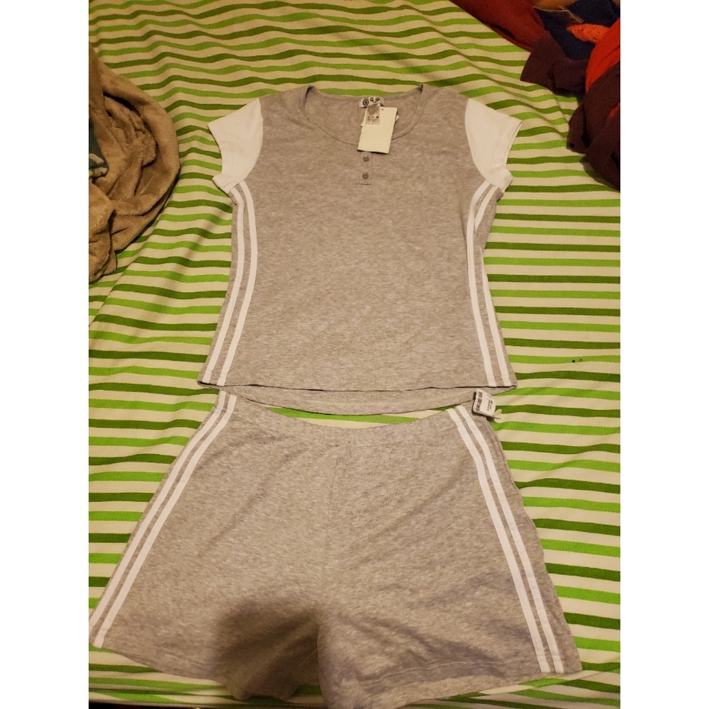 Set of cute lounge shirt/shorts